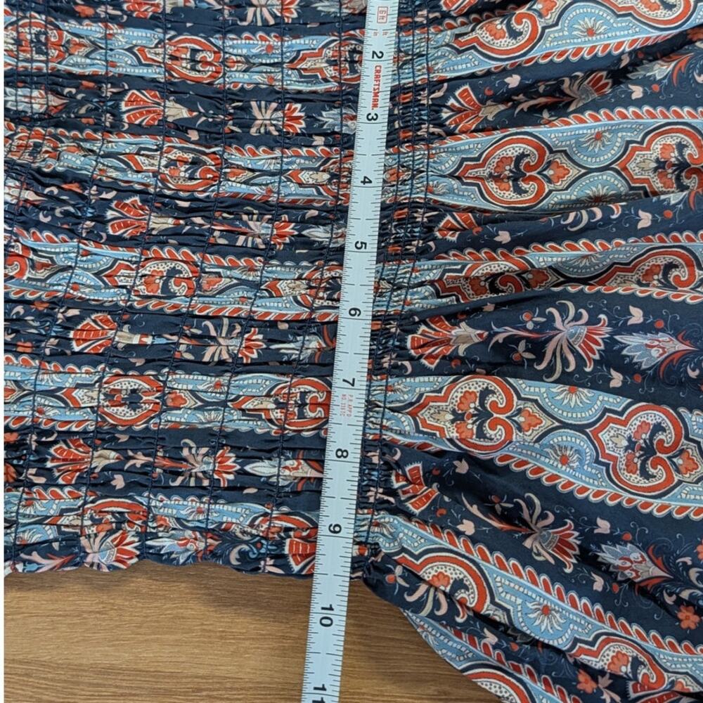 Hill House Home The Kimmy Maxi Nap Dress Womens XS in Emma Stripe/Navy Multi - Picture 9 of 10